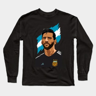 Messi AFA 3 stars Long Sleeve T-Shirt